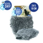 Mikrofaser Bürstenhandschuh für Hunde, 24 x 18 cm – Royal Dry – Bild 2