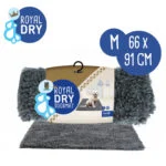 Hundematte aus saugfähiger Mikrofaser, 66 x 91 cm – Royal Dry