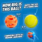 Apportierball für Hunde, schwimmend, Ø 6 cm, 2 Stück – Chuckit! Air Fetch Ball – Bild 3