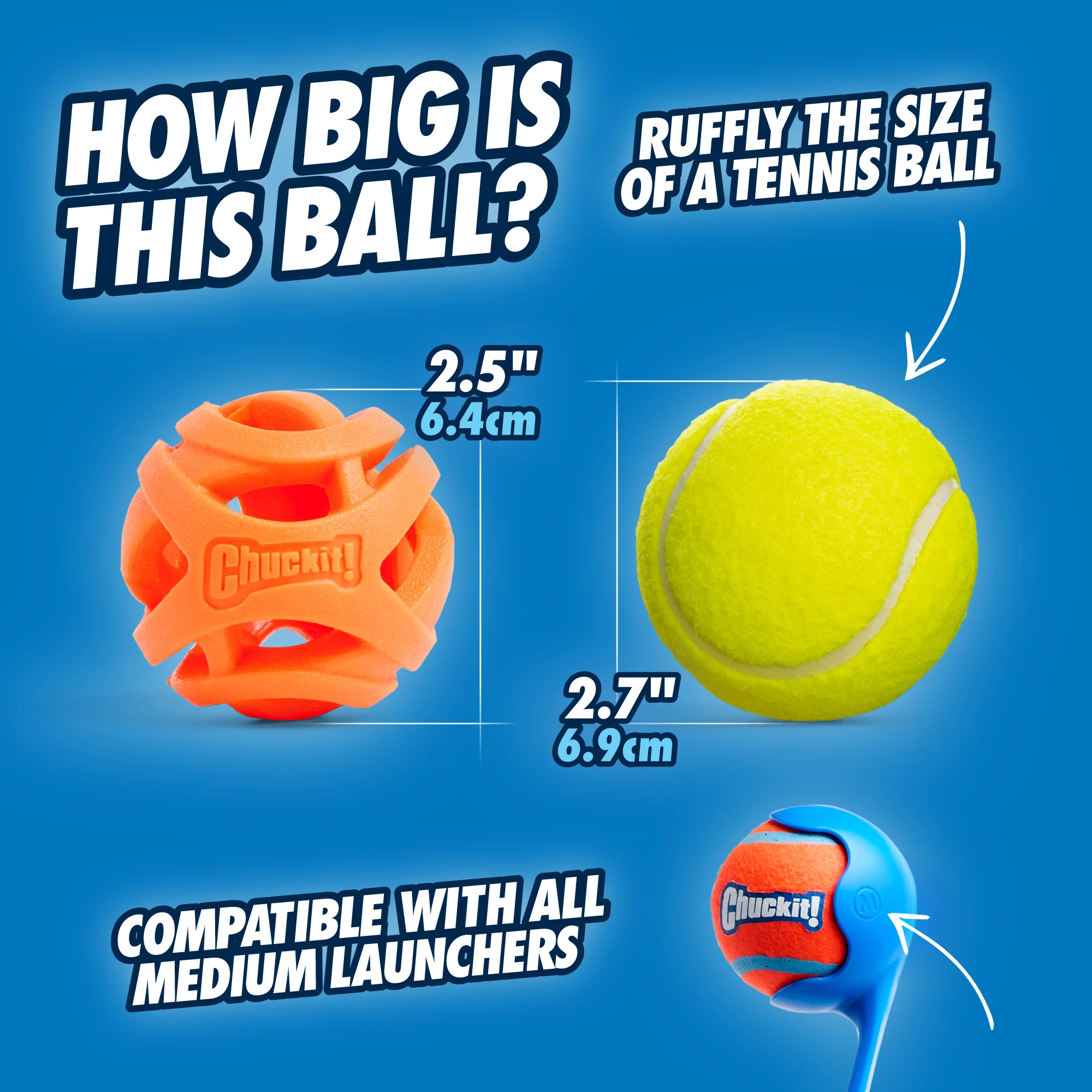 Apportierball für Hunde, schwimmend, Ø 6 cm, 2 Stück – Chuckit! Air Fetch Ball – Bild 3