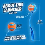 Hunde Ballwerfer M mit Tennisball, 30 cm – Chuckit! Sport Launcher – Bild 4