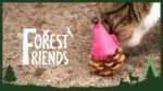 Spielmaus für Katzen aus Tannenzapfen und Filz mit Madnip, Grau, 8 cm – Forest Friends Mouse – Bild 3