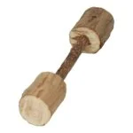 Spielhantel aus Holz für Katzen mit MADNIP – Addicted! Wood Dumbell – Bild 2