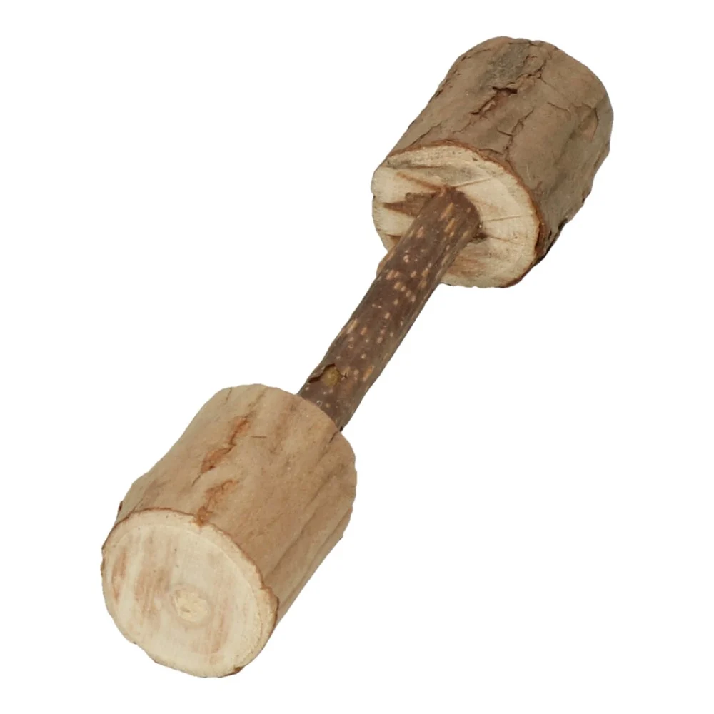 Spielhantel aus Holz für Katzen mit MADNIP – Addicted! Wood Dumbell – Bild 2