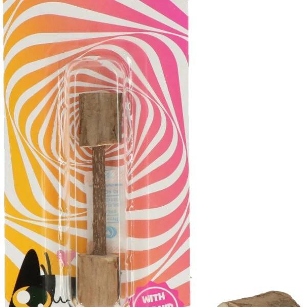 Spielhantel aus Holz für Katzen mit MADNIP – Addicted! Wood Dumbell