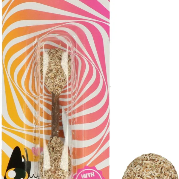 Katzenspielzeug in Hantelform mit MADNIP – Addicted! Dumbell