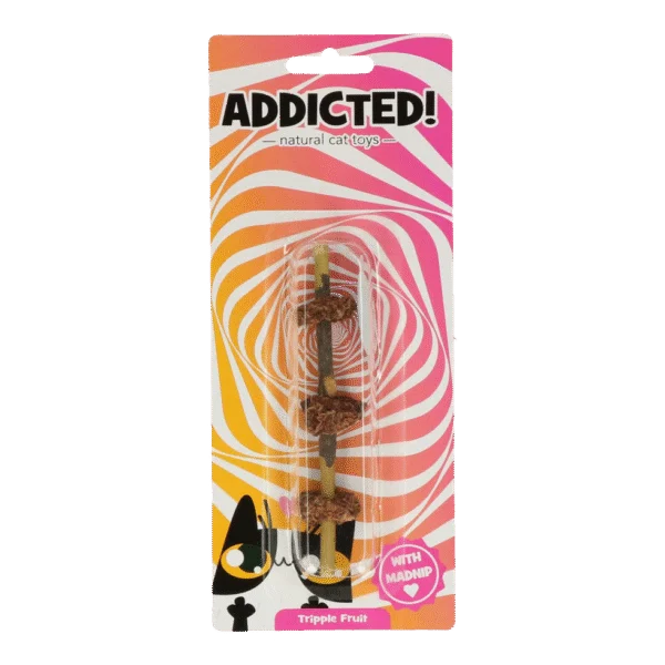 Katzenspielzeug mit MADNIP – Addicted! Triple Fruit