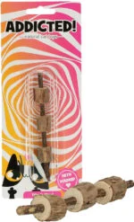 Hölzernes Katzenspielzeug mit MADNIP – Addicted! Triple Wood