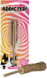 Hölzernes Katzenspielzeug in Eisform mit MADNIP – Addicted! Wood Popsicle