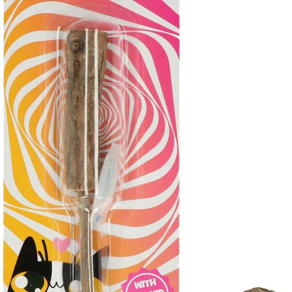 Hölzernes Katzenspielzeug in Eisform mit MADNIP – Addicted! Wood Popsicle