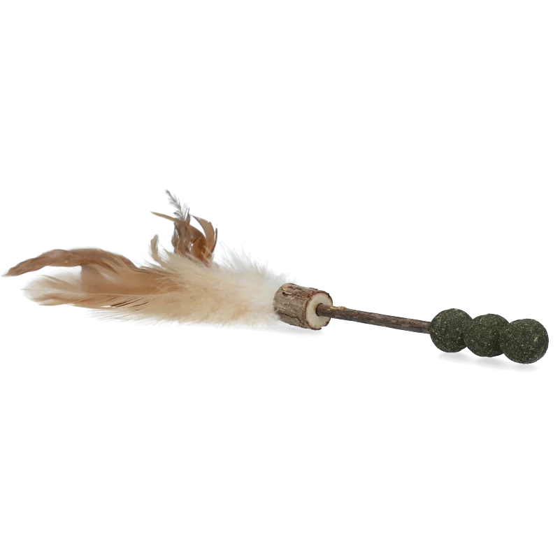 Katzenangel mit Bällen, Federn und MADNIP – Addicted! Stick with Balls & Feathers – Bild 2