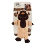 Hundekuscheltier aus Kunstfleece mit knisternder Flasche, 27,5 x 18,5 x 9,7 cm – AFP Lambswool - Cuddle Crackler – Bild 4