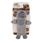 Hundekuscheltier aus Kunstfleece mit knisternder Flasche, 27,5 x 18,5 x 9,7 cm – AFP Lambswool - Cuddle Crackler – Bild 2