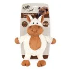 Hundespielzeug aus Kunstfell mit großem Quietscher, 30 x 24 x 8,5 cm – AFP Lambswool - Cuddle Paunchy – Bild 2