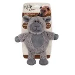 Hundespielzeug aus Kunstfell mit großem Quietscher, 30 x 24 x 8,5 cm – AFP Lambswool - Cuddle Paunchy – Bild 4