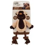 Hundekuscheltier mit Zerrtau und Quietscher – AFP Lambswool - Cuddle Knot – Bild 4