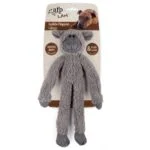 Hundekuscheltier mit Zahnseil und Quietscher, 43 x 16 x 6,5 cm – AFP Lambswool - Cuddle floppers – Bild 2