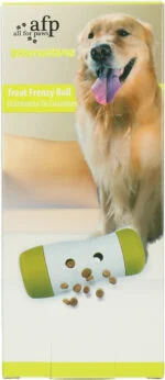 Futterspender für Hunde mit einstellbarer Ausgabe, 15,5 x ø 6 cm – AFP Interactives - Treat Frenzy Roll – Bild 5