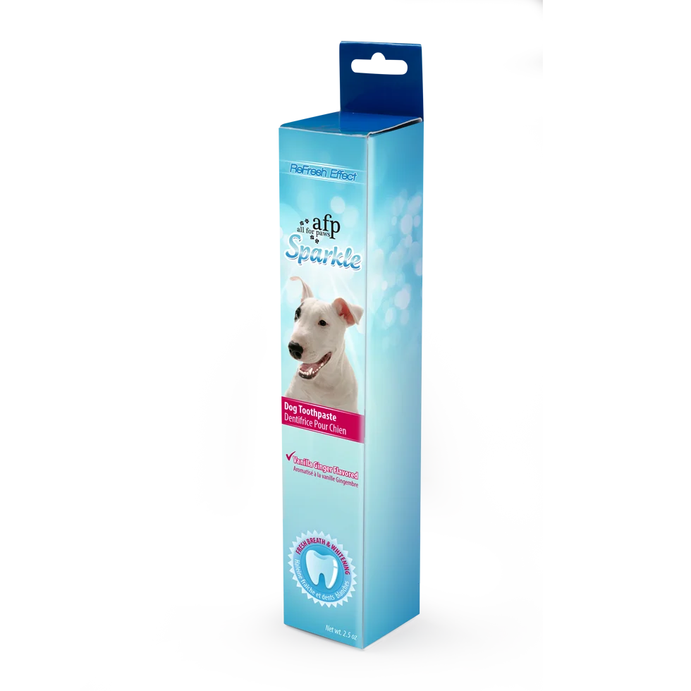Hundezahnpasta mit Vanille und Ingwer, 60 g – AFP Sparkle Toothpaste – Bild 1