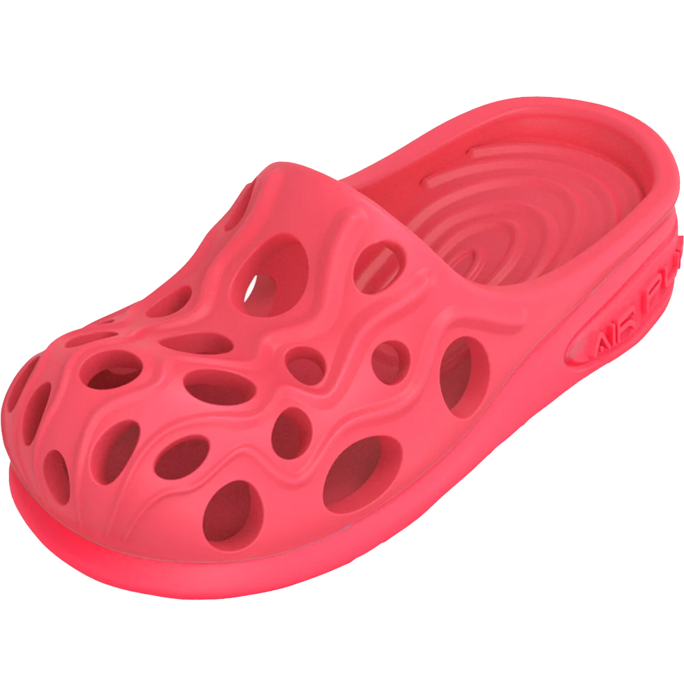 Kauspielzeug in Slipperform aus Gummi mit Ultraschall Quietscher, M 14,5 x 7 cm – AFP Doggies' Shoes - Air Pups Slipper – Bild 2