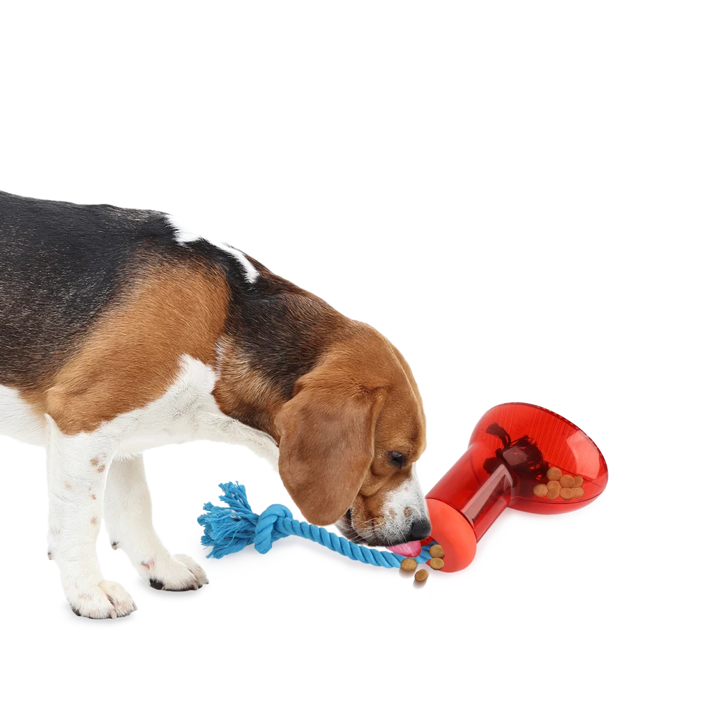 Futterspender für Hunde in Stiefelform mit Seil, 14 x 14 cm – AFP Doggies' Shoes Big Boot Dispenser L – Bild 5