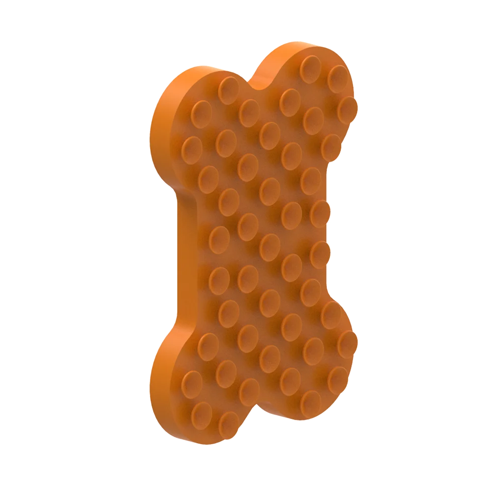 Schleckmatte für Hunde mit Struktur und Saugnäpfen, 20 x 14 cm – AFP Bone Appetit - Tasty Bone Lick Mat S – Bild 5