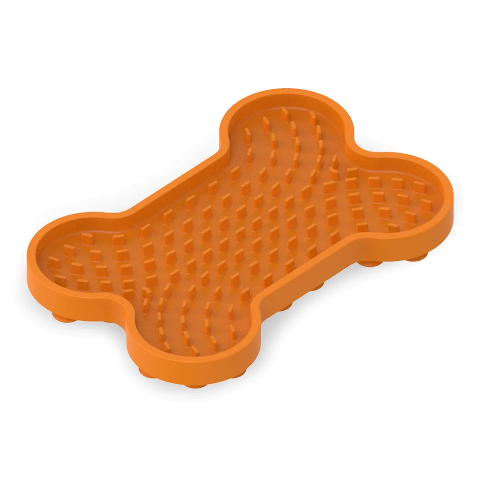 Schleckmatte für Hunde mit Struktur und Saugnäpfen, 20 x 14 cm – AFP Bone Appetit - Tasty Bone Lick Mat S – Bild 3