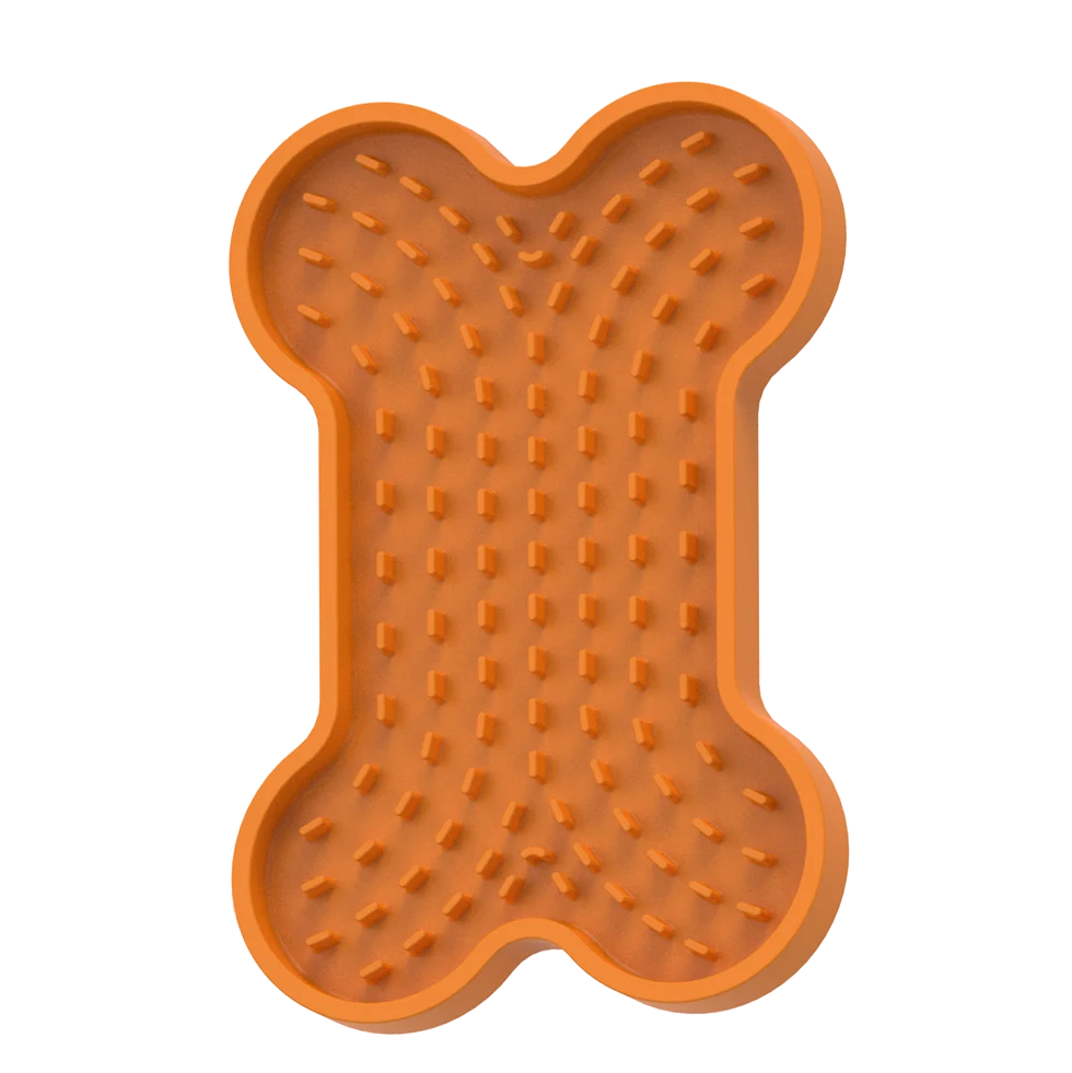 Schleckmatte für Hunde mit Struktur und Saugnäpfen, 20 x 14 cm – AFP Bone Appetit - Tasty Bone Lick Mat S – Bild 2