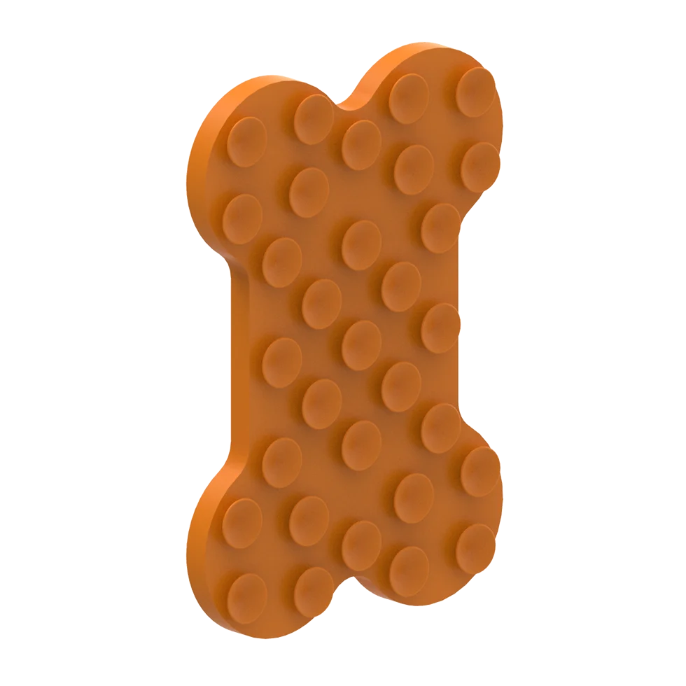 Leckmatte für Hunde mit Reliefstruktur und Saugnäpfen, 28 x 19 cm – AFP Bone Appetit - Tasty Bone Lick Mat L – Bild 5