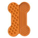 Leckmatte für Hunde mit Reliefstruktur und Saugnäpfen, 28 x 19 cm – AFP Bone Appetit - Tasty Bone Lick Mat L – Bild 2