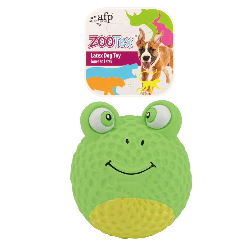 AFPH03752.png Hundespielzeug aus Latex: Frosch mit Quietscher – AFP Bouncy Frog – Bild 1