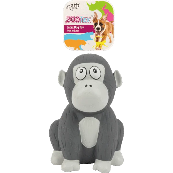 Latex Hundespielzeug mit Quietscher – AFP ZooTex Gorilla Jack