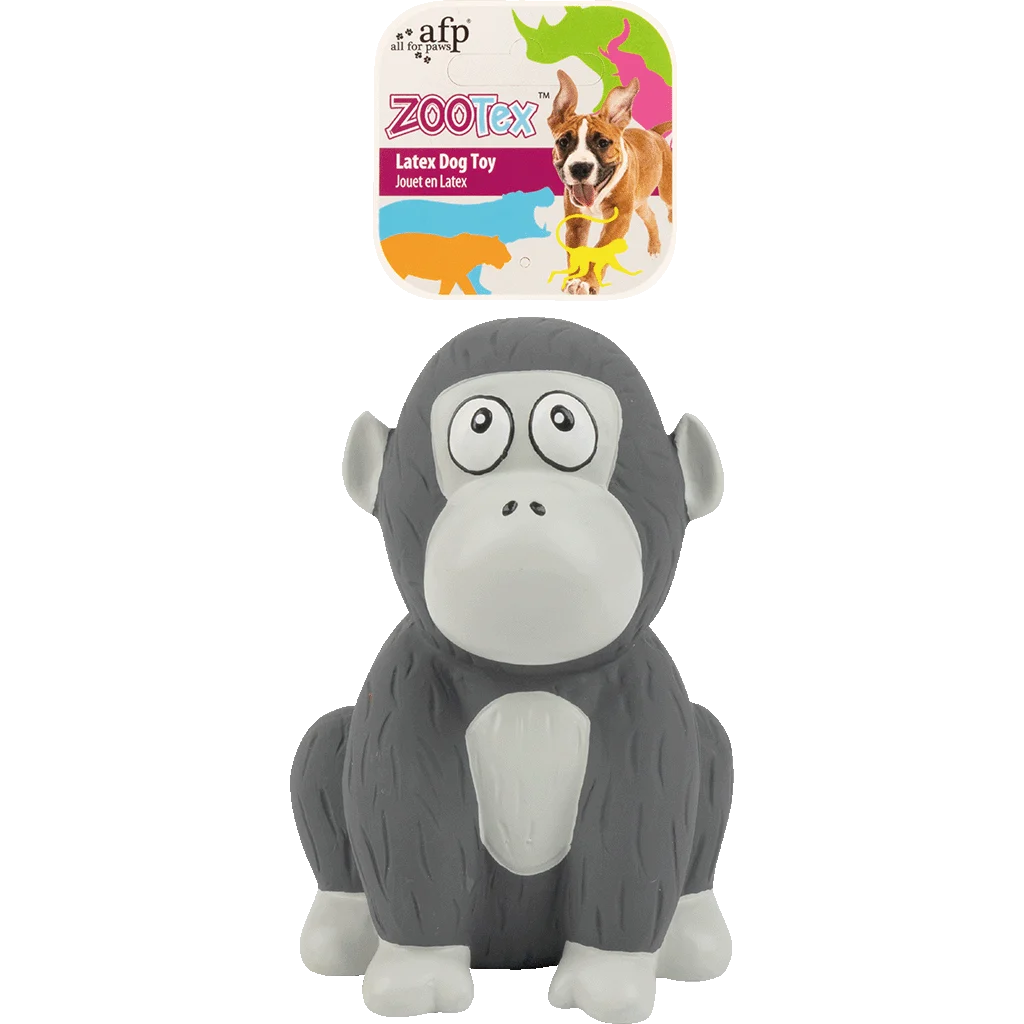 Latex Hundespielzeug mit Quietscher – AFP ZooTex Gorilla Jack – Bild 1
