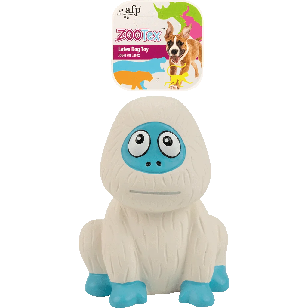 Latex Hundespielzeug mit Quietscher – AFP ZooTex Yolanda the Yeti – Bild 1