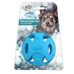 Hundeball mit Löchern zum Apportieren, ø 6,3 cm – AFP Meta Ball Well Fetch Ball