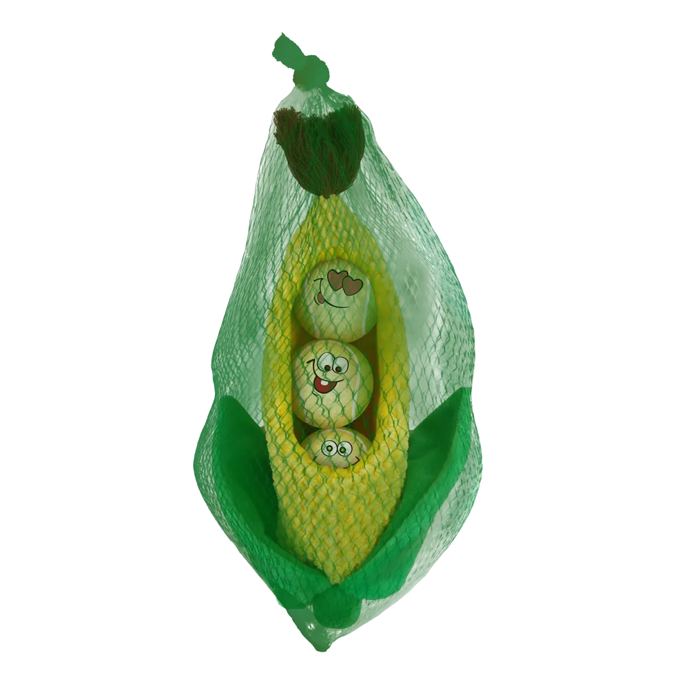 Hunde Ballset in Maiskolben, 3 Bälle mit Quietscher, ø 6,3 cm – AFP Meta Ball Ball Set w/ Corn Pod – Bild 3