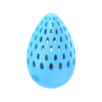 Knisterndes Hundespielzeug in Eiform, L, 15,5 x 9,6 x 9,6 cm – AFP Meta Ball Holey Egg – Bild 2