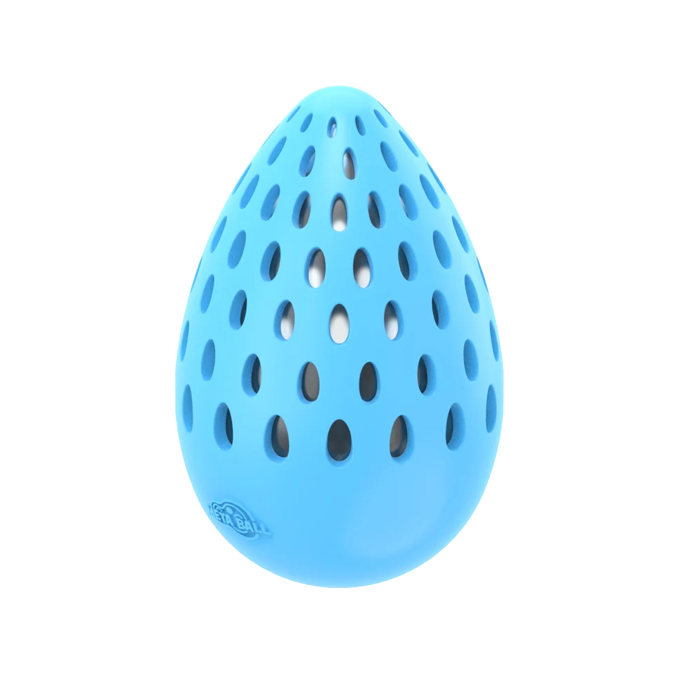 Knisterndes Hundespielzeug in Eiform, L, 15,5 x 9,6 x 9,6 cm – AFP Meta Ball Holey Egg – Bild 2