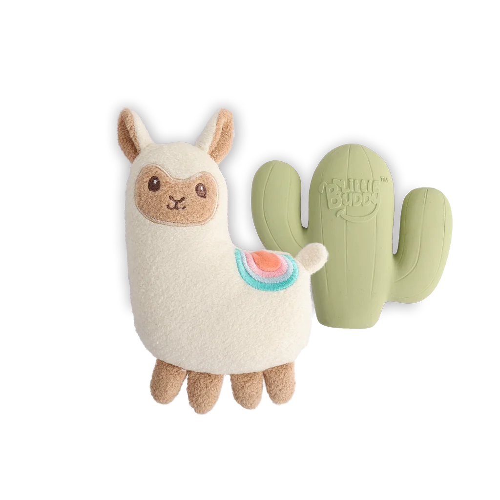 Welpenspielzeugset mit Kuscheltier und Quietschern, 2 Stück – AFP Little Buddy 2-Pack Toy Fiesta – Bild 2