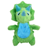 Hundekuscheltier mit Quietscher und Knistermaterial, ca. 18 cm – AFP My T-Rex Thomas the Mini Triceratops S – Bild 2