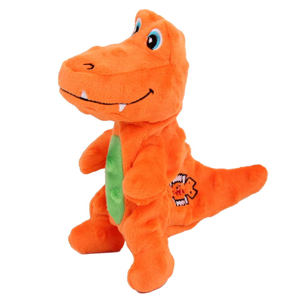 Hundekuscheltier mit Quietscher und Knisterfolie, ca. 18 cm – AFP My T-Rex Tim the Mini T-Rex S – Bild 2