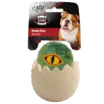 Hundespielzeug mit Platz für Leckerlis, 8 x 8 x 10,3 cm – AFP My T-Rex Awake Dino