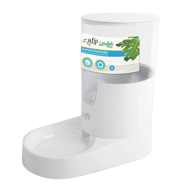 Automatischer Hundefutterspender mit Behälter, 3 l – AFP Lifestyle 4 Pets Gravity Pet Food Feeder
