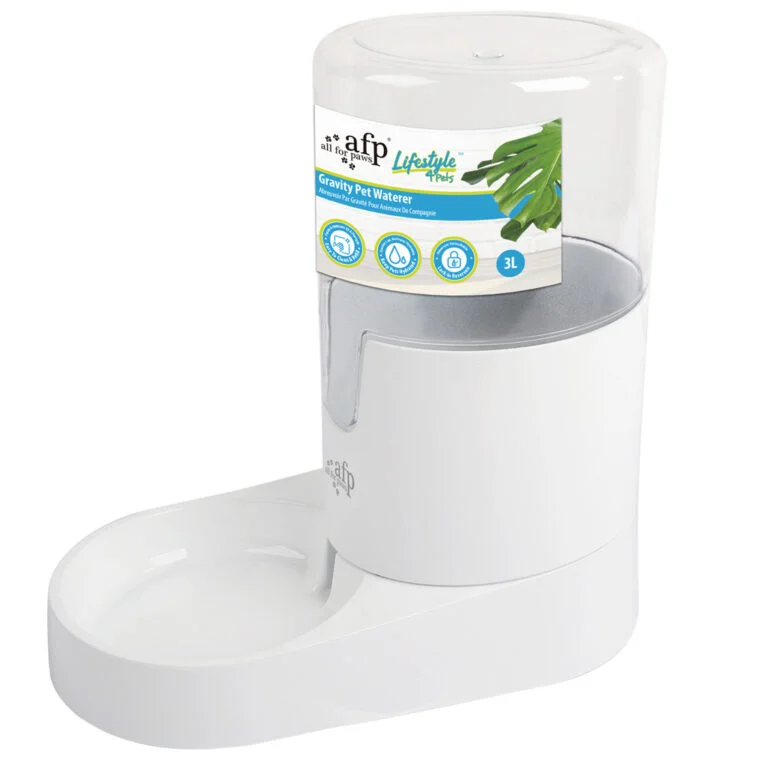 Hundetrinknapf mit Wasserreservoir, 3 l – AFP Lifestyle 4 Pets Gravity Pet Waterer