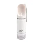 Trinkflasche für Hunde mit Trinknapf und Snackbehälter, 414 ml – AFP 2 In 1 Stainless Drinking Bottle