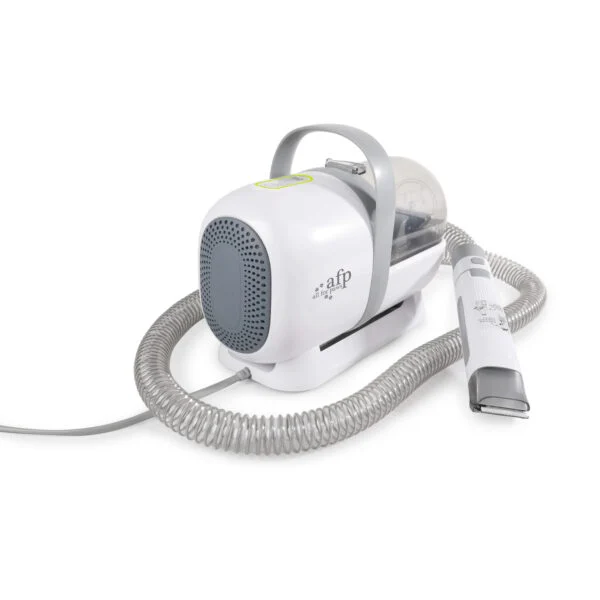 Hundeschermaschine mit Absaugfunktion, 7 Aufsätze – AFP Pro Pet Grooming Kit