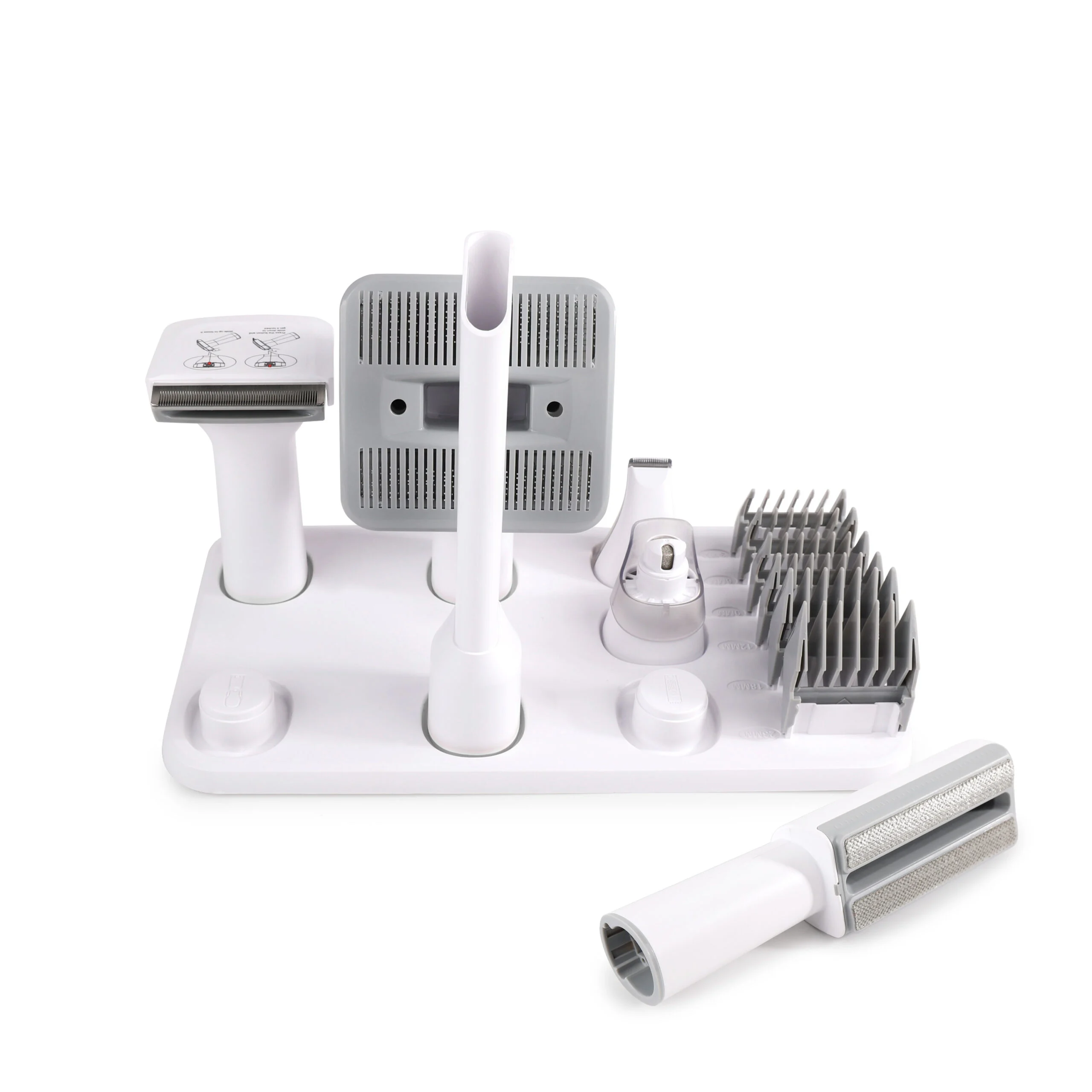 Hundeschermaschine mit Absaugfunktion, 7 Aufsätze – AFP Pro Pet Grooming Kit – Bild 4