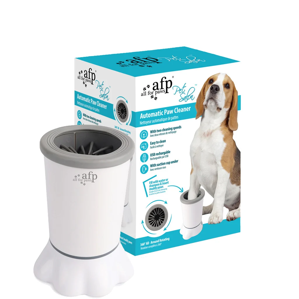 Automatischer Pfotenreiniger für Hunde mit 2 Geschwindigkeiten – AFP Pet Salon Automatic Paw Cleaner – Bild 1