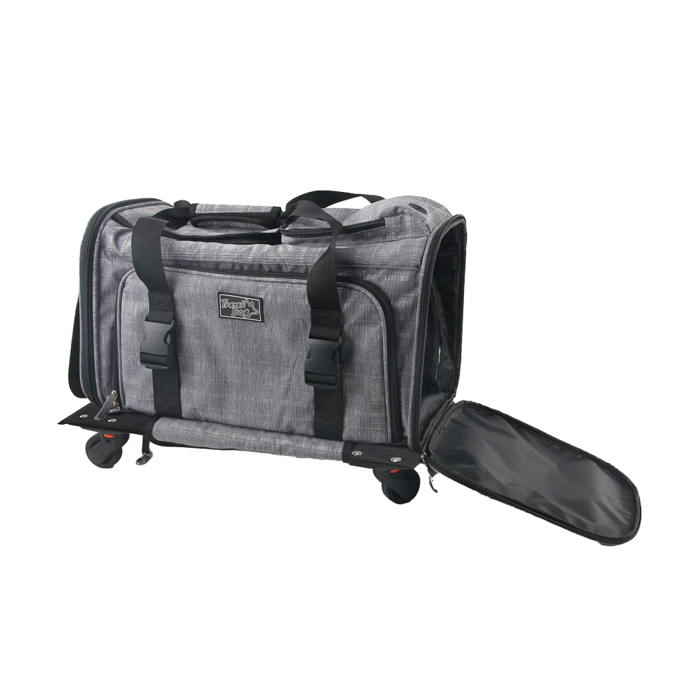 Hundetrolley mit Tragefunktion, bis zu 11 kg – AFP Travel Dog - Rolling Pet Carrier – Bild 3