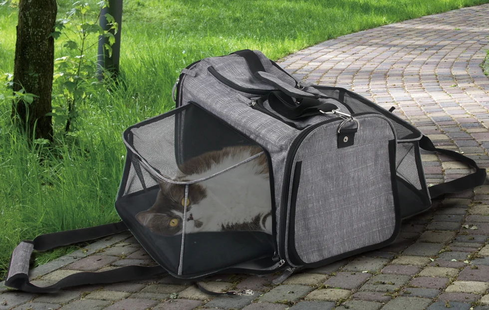 Hundetrolley mit Tragefunktion, bis zu 11 kg – AFP Travel Dog - Rolling Pet Carrier – Bild 4